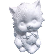 Kitty with Bow Statue
